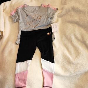 Body glove shirt and pants active set size 4